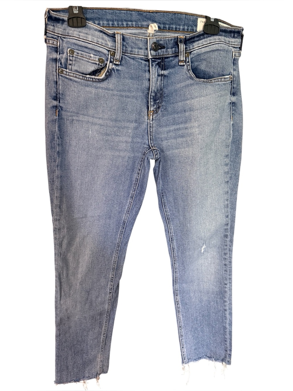 Rag & Bone Light Wash Mid-Rise Skinny Jeans Sz. 28